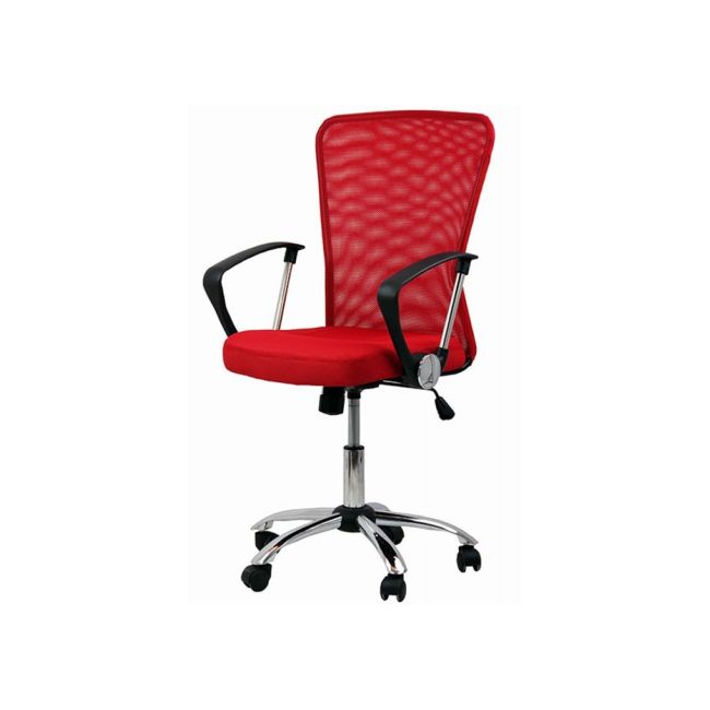 Scaun birou mesh off 622, inaltime reglabila, cadru cromat, brate polipropilena, 110 kg drm978