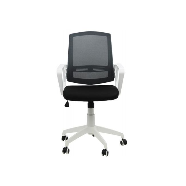 Scaun birou off 624, ergonomic, mesh, mecanism balans, reglabil inaltime, baza polipropilena, 90 kg, negru drm2833