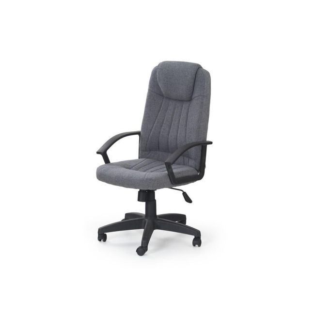 Scaun birou hm rino, ergonomic, stofa, inaltime reglabila, mecanism balansare, 100 kg, 122x61x40 cm, gri drm2097
