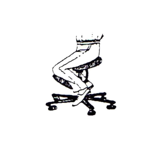 Scaun ergonomic off 093, mobil, ajustabil inaltime, postura corecta, 100 kg, negru drm1824