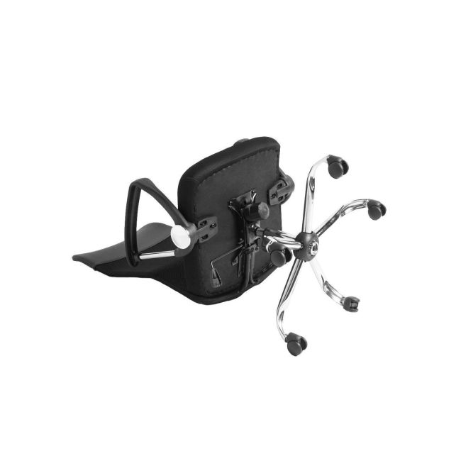 Scaun birou hm vire, mesh, ergonomic, cadru metal, tetiera cu piele ecologica, inaltime ajustabila, mecanism balansare, 100 kg, negru drm1988
