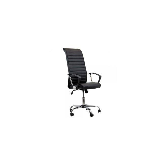Scaun birou off 903, ergonomic, mecanism de balans, piele ecologica, 110 kg, negru drm1727