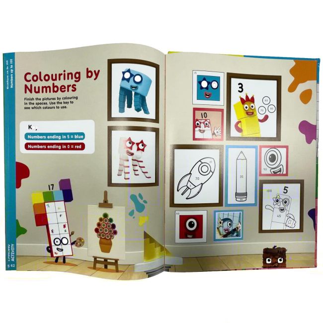 Marea carte cu activitati numberblocks