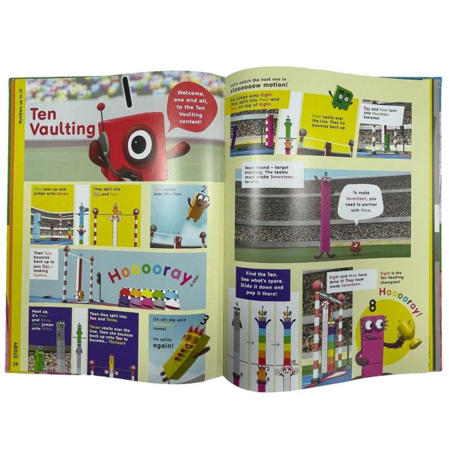 Marea carte cu activitati numberblocks
