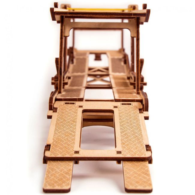 Puzzle 3D din lemn remorca auto pentru tirul Big Rig JUBUD-00018