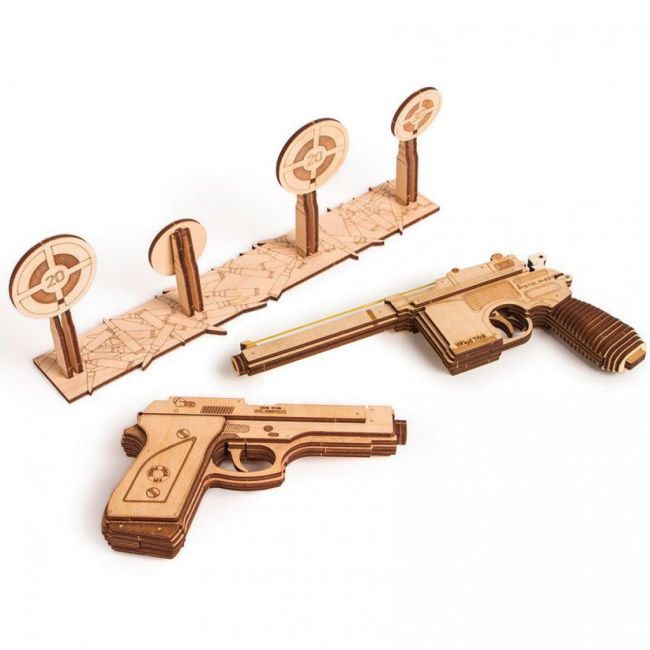 Puzzle 3D din lemn set de arme JUBUD-010/21