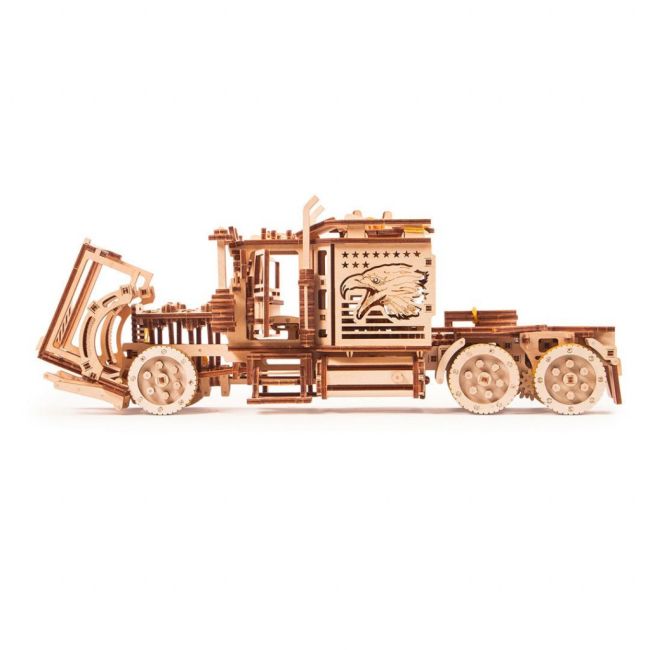 Puzzle 3D mecanic din lemn tir Big Rig JUBUD-00015