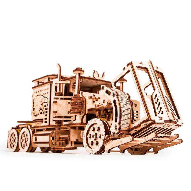 Puzzle 3D mecanic din lemn tir Big Rig JUBUD-00015