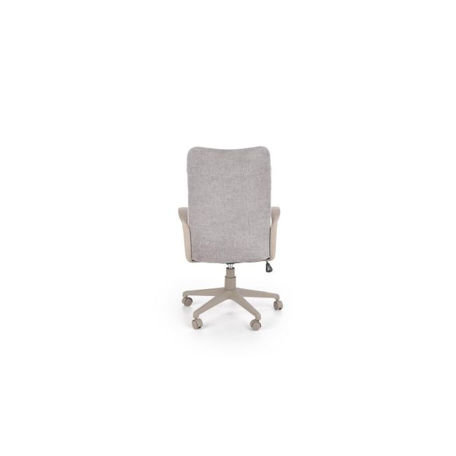 Scaun birou ergonomic hm arctic, stofa, mecanism de balans, cadru polipropilena, rotatie 360°, 100 kg, gri drm8840