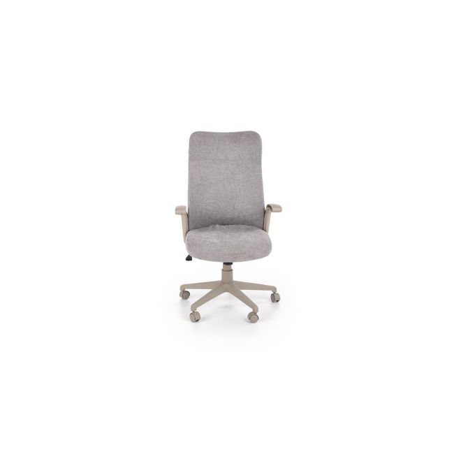 Scaun birou ergonomic hm arctic, stofa, mecanism de balans, cadru polipropilena, rotatie 360°, 100 kg, gri drm8840