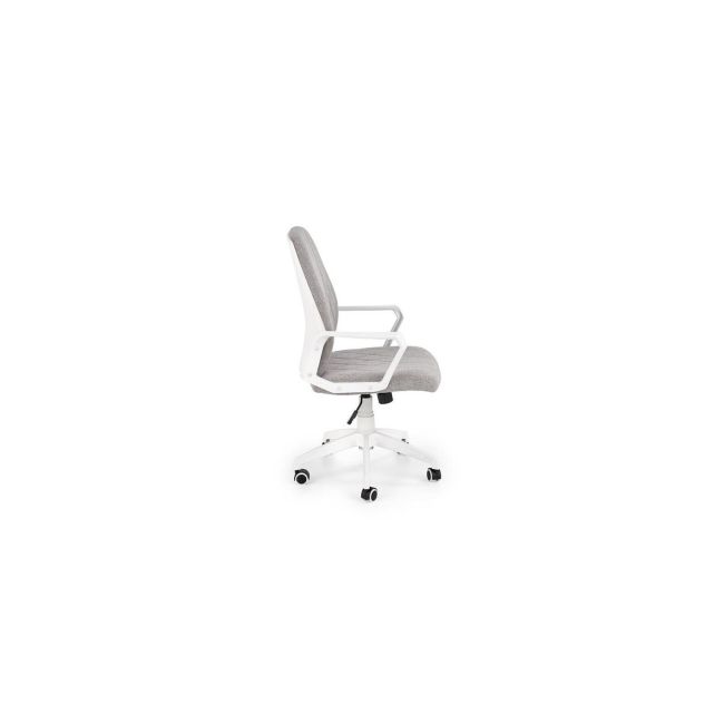 Scaun birou cu stofa, hm spin 2, mecanism de balans, ergonomic, cadru polipropilena, cu brate, 100 kg, gri drm8841