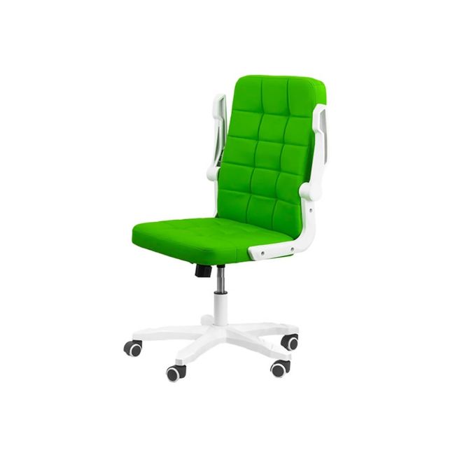 Scaun birou off 332, cotiere rabatabile, piele ecologica, roti gumate, mecanism balans, ergonomic, 100 kg drm4930