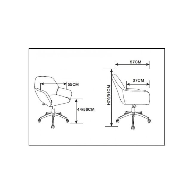 Scaun directorial gn63, piele ecologica/stofa, rotativ, baza metalica, inaltime reglabila, 100 kg drm3161