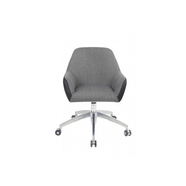Scaun directorial gn63, piele ecologica/stofa, rotativ, baza metalica, inaltime reglabila, 100 kg drm3161