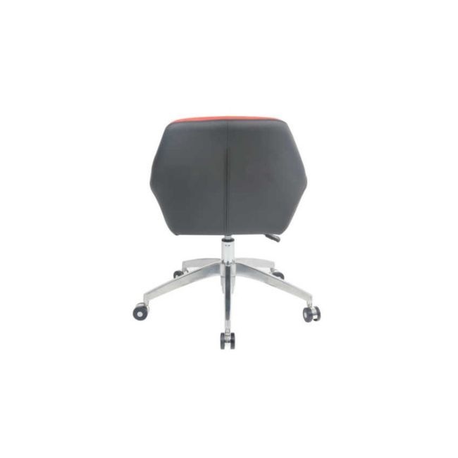 Scaun directorial gn63, piele ecologica/stofa, rotativ, baza metalica, inaltime reglabila, 100 kg drm3161