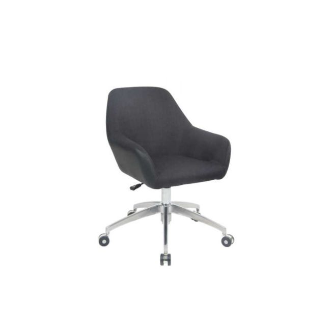 Scaun directorial gn63, piele ecologica/stofa, rotativ, baza metalica, inaltime reglabila, 100 kg drm3161