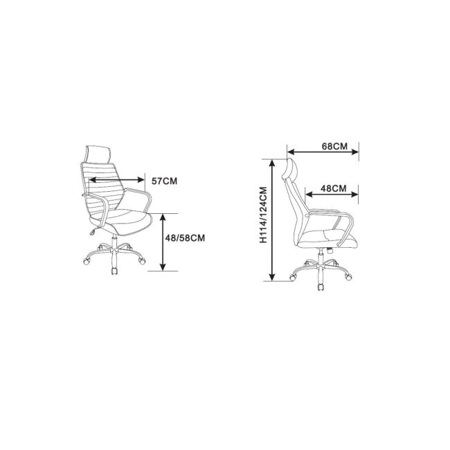 Scaun directorial gn65 mocha drm4263