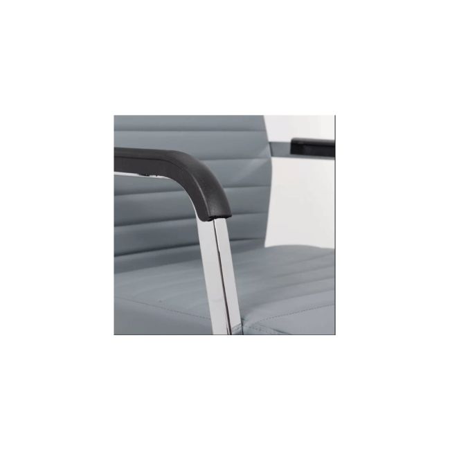Scaun directorial off 319, ergonomic, piele ecologica, mecanism balans, baza cromata, 110 kg drm3352