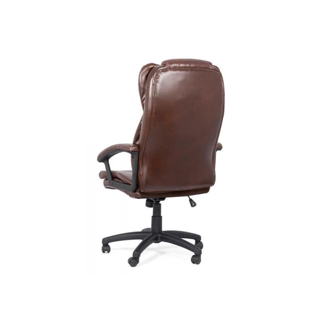 Scaun directorial off 510, mecanism de balans, piele ecologica, pivotant, inaltime reglabila, roti gumate, 100 kg drm4763