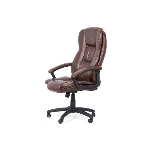 Scaun directorial off 510, mecanism de balans, piele ecologica, pivotant, inaltime reglabila, roti gumate, 100 kg drm4763