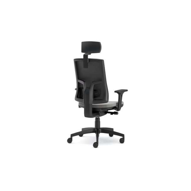 Scaun ergonomic cu tetiera pure negru mesh pdh drm9653