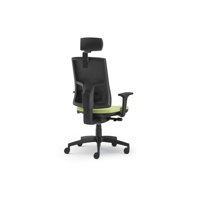 Scaun ergonomic cu tetiera pure negru mesh pdh drm9653