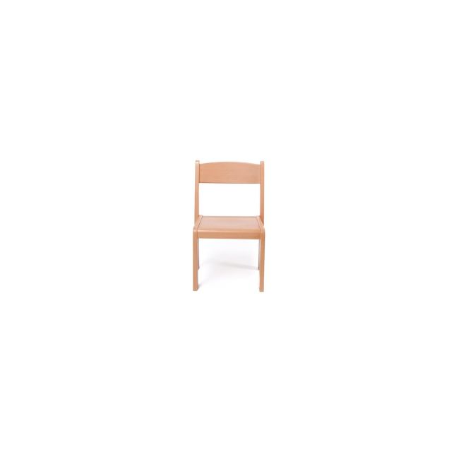 Scaun lemn gradinita bambi, h31, natur drm10081