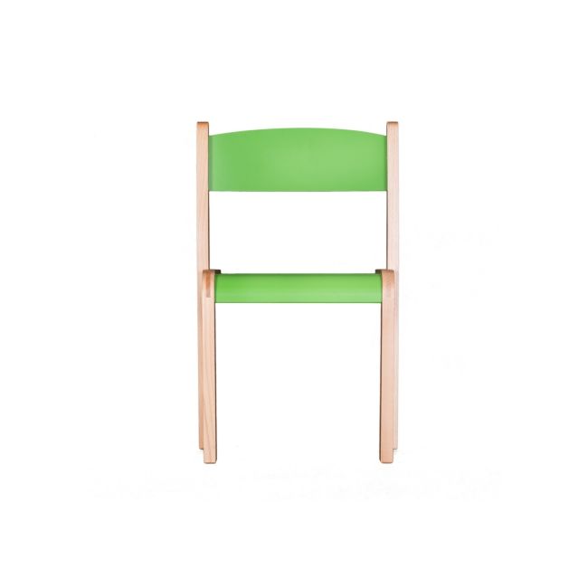 Scaun lemn gradinita bambi, h31, verde drm10077