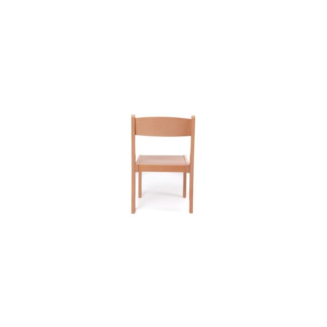 Scaun lemn gradinita bambi, h35, natur drm10083