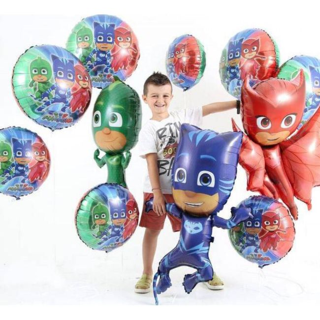 Balon din folie Eroi in Pijamale Amaya rosu JUBHB-L176