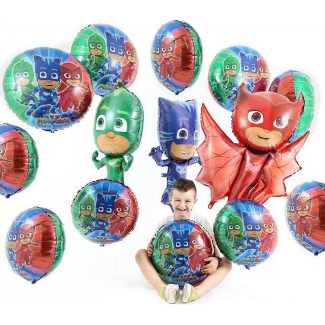 Balon din folie Eroi in Pijamale Amaya rosu JUBHB-L176