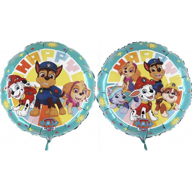 Balon din folie Patrula Catelusilor bleu 46 cm JUBHB-L18045