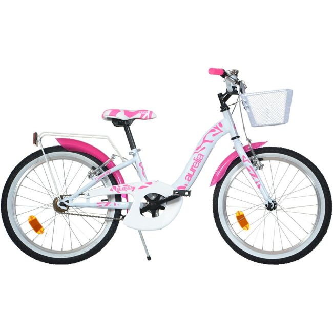 Bicicleta copii dino bikes 20' city smarty alb hubdb-204r-05s-wh