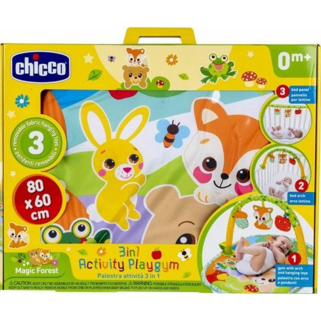 Centru de activitati pentru bebelusi Chicco Magic Forest 3 in 1 -- 80x60cm JUBBG-S2411774