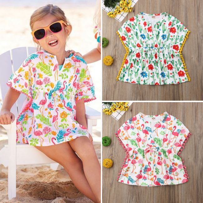 Rochita de plaja (Marime: 100, Model: Flamingo) JEM46e