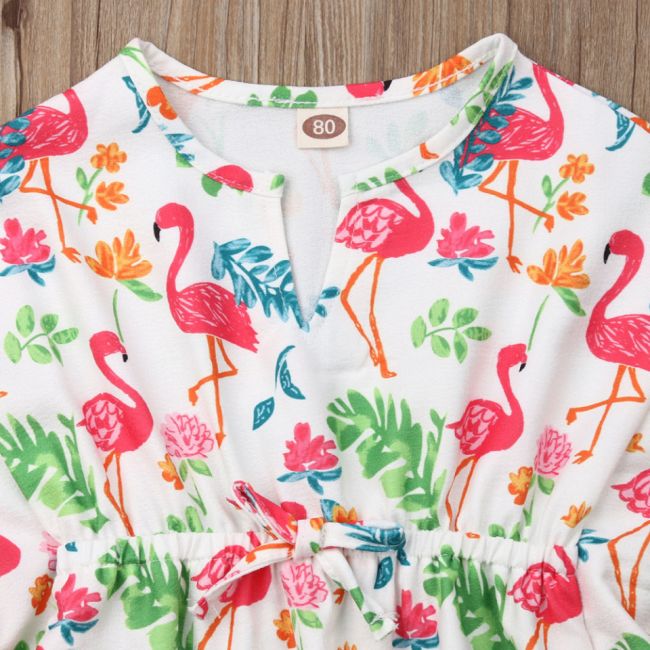 Rochita de plaja (Marime: 110, Model: Flamingo) JEM46g