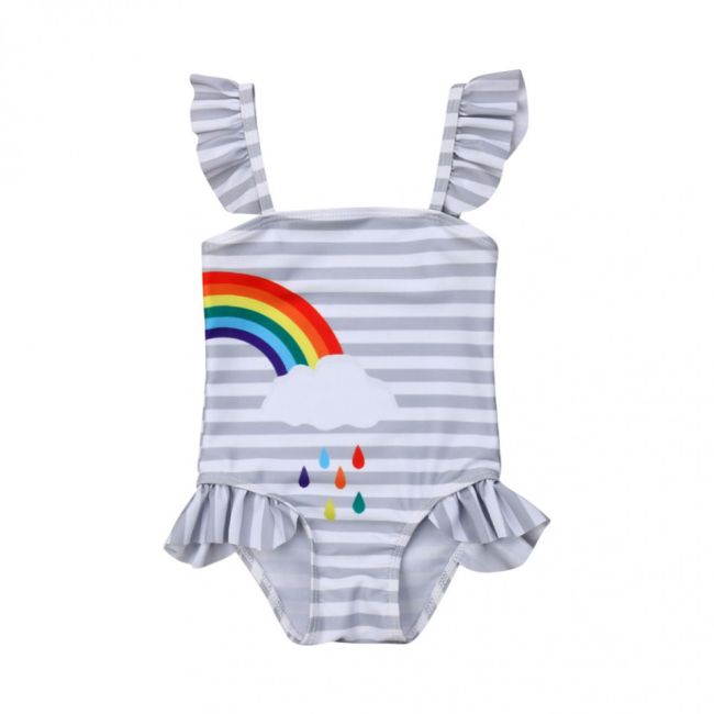 Costum de baie - Curcubeu - gemene (Marime: 90) JEMdrl47d23