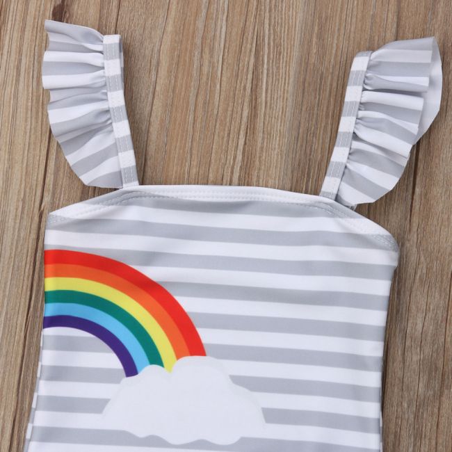 Costum de baie - Curcubeu - gemene (Marime: 90) JEMdrl47d23