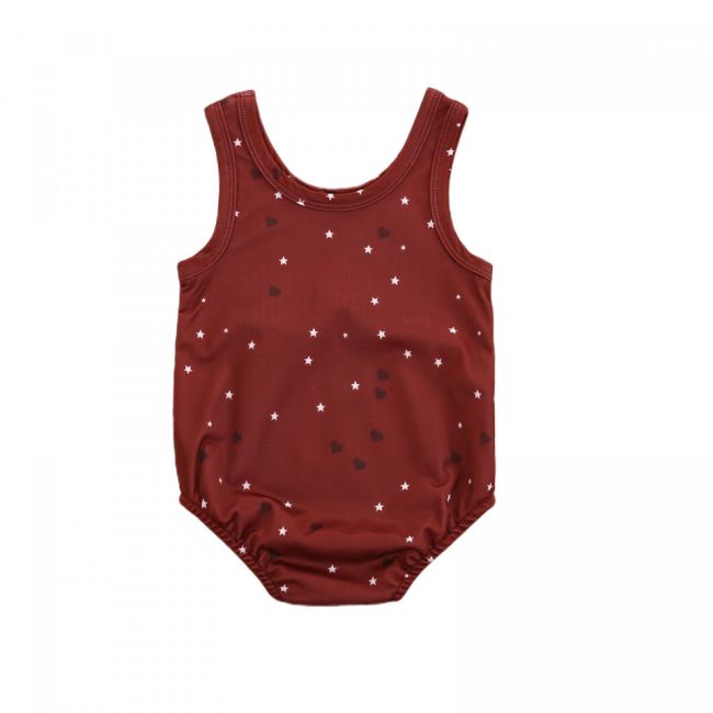 Costum de baie Iepuri cu fundita (Culoare: Burgundiu, Marime: 90) JEMdrl47b2p8