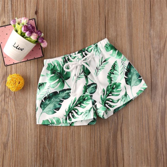 Pantaloni de plaja Summer (Marime: 120, Model: Frunze) JEM45b111