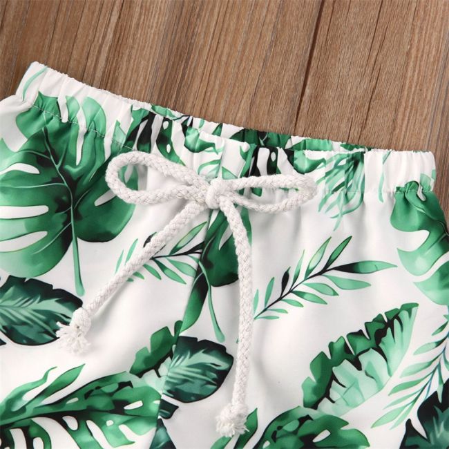 Pantaloni de plaja Summer (Marime: 120, Model: Frunze) JEM45b111