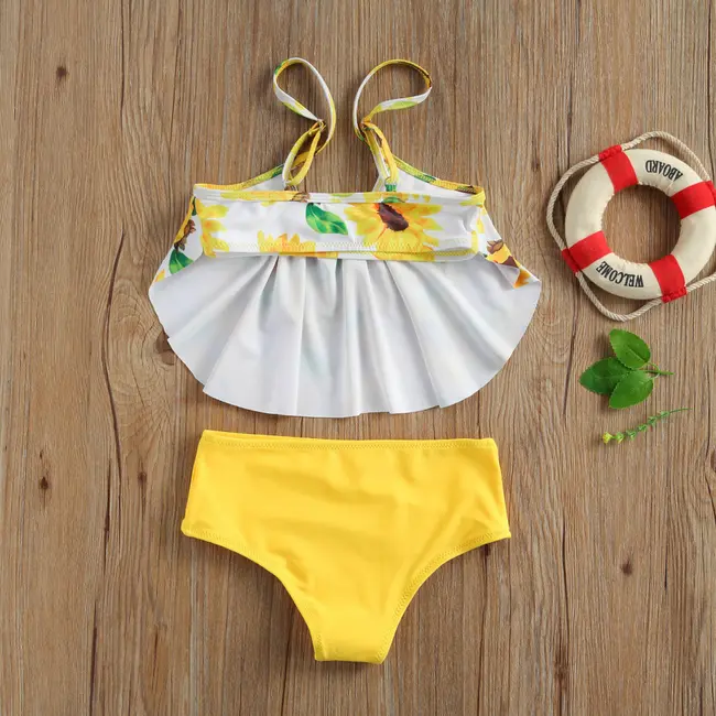 Costum de baie Floarea soarelui din 2 piese (Marime: 130) JEMdrl47b2ad1