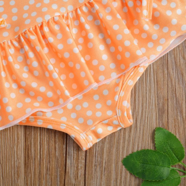 Costum de baie Galben cu buline (Marime: 110) JEMdrl47b2z4