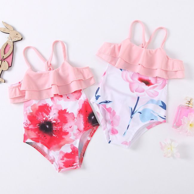 Costum de baie Trandafir (Culoare: Alb, Marime: 80) JEMdrl47b2ae6
