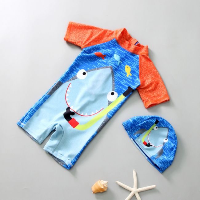 Costum intreg de surf cu rechin (Marime: M) JEMDRL543a2