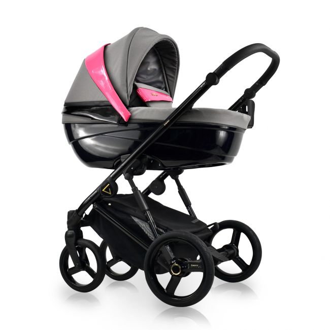 Carucior Copii 3 In 1, Reversibil, Complet Accesorizat, 0-36 Luni, Bexa Glamour Grey Pjbgl07
