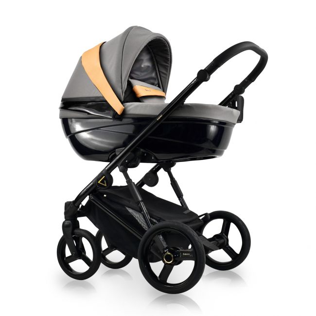 Carucior Copii 3 In 1, Reversibil, Complet Accesorizat, 0-36 Luni, Bexa Glamour Grey Pjbgl07