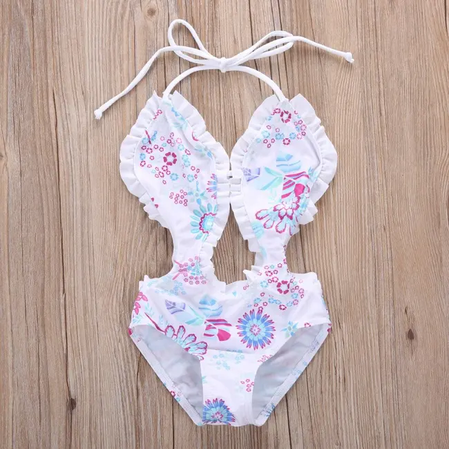 Costum de baie intreg alb (Marime: 130) JEMdrl_alb5