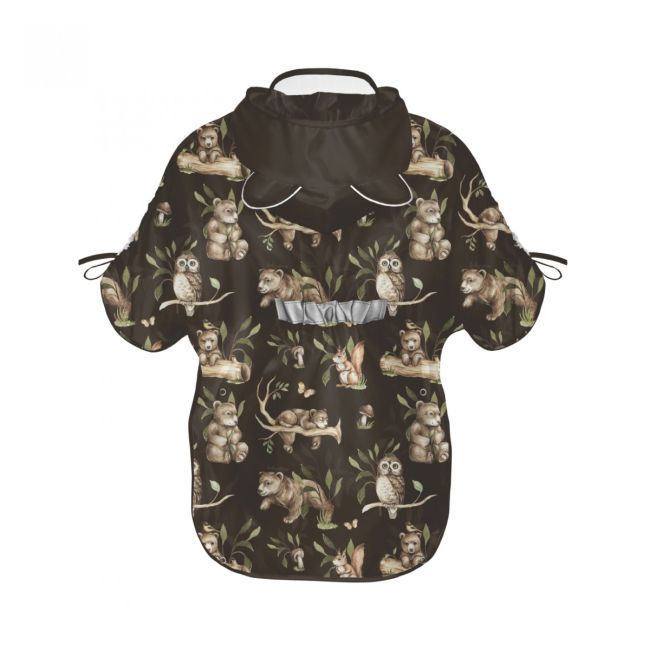 Pelerina De Ploaie Pentru Copii, Poncho Pentru Ploaie 1,5-8 Ani ,   Happy Bear Dark Pjb488712