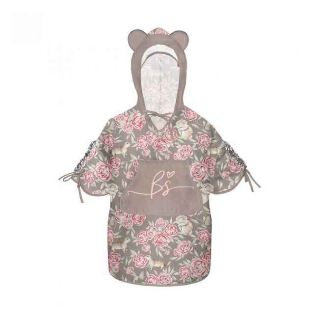 Pelerina De Ploaie Pentru Copii, Poncho Pentru Ploaie 1,5-8 Ani ,   Peony Dreamland Pjb488705-4624